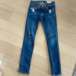 Rag & bone ripped skinny jeans